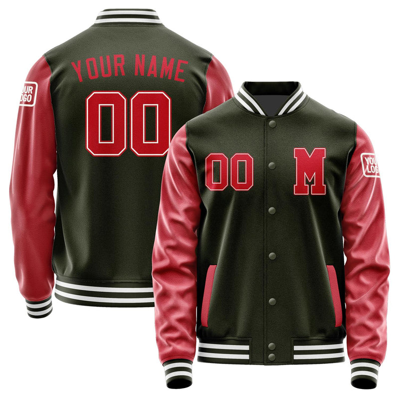 Custom Olive Red Jacket Jb0202140218141818