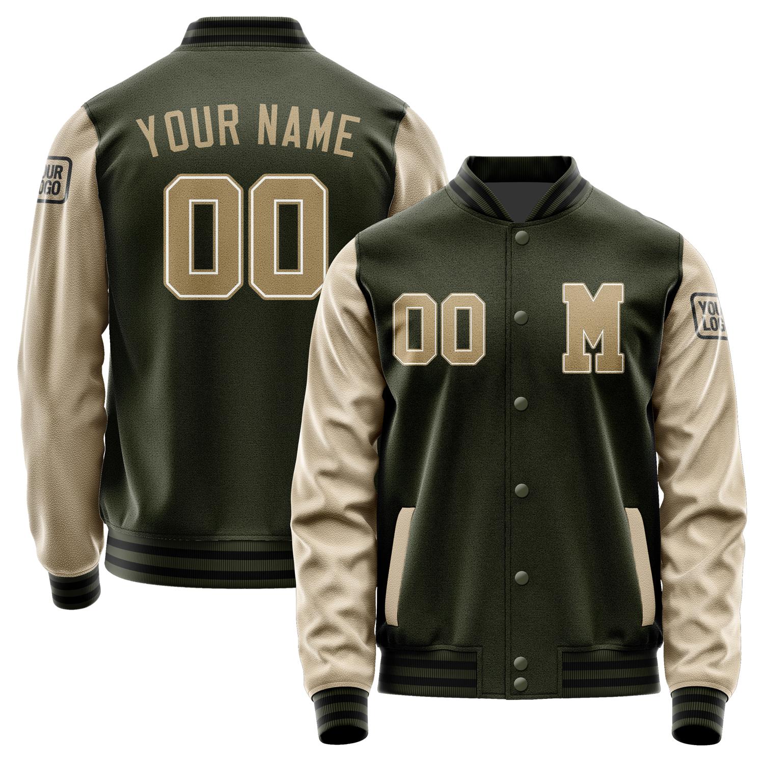Custom Olive Light Khaki Jacket Jb0202250217251817