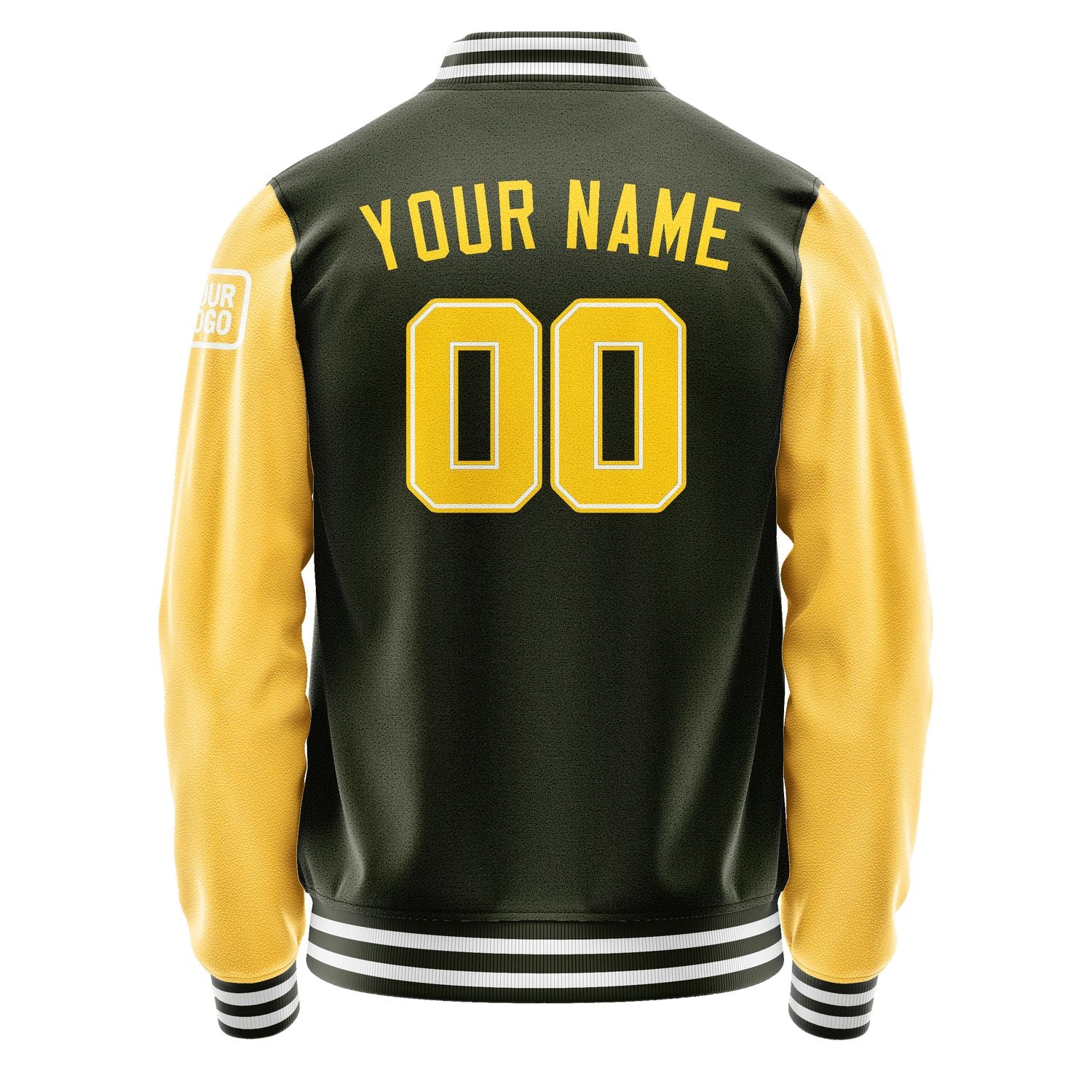 Custom Olive Gold Jacket Jb0202300218301818