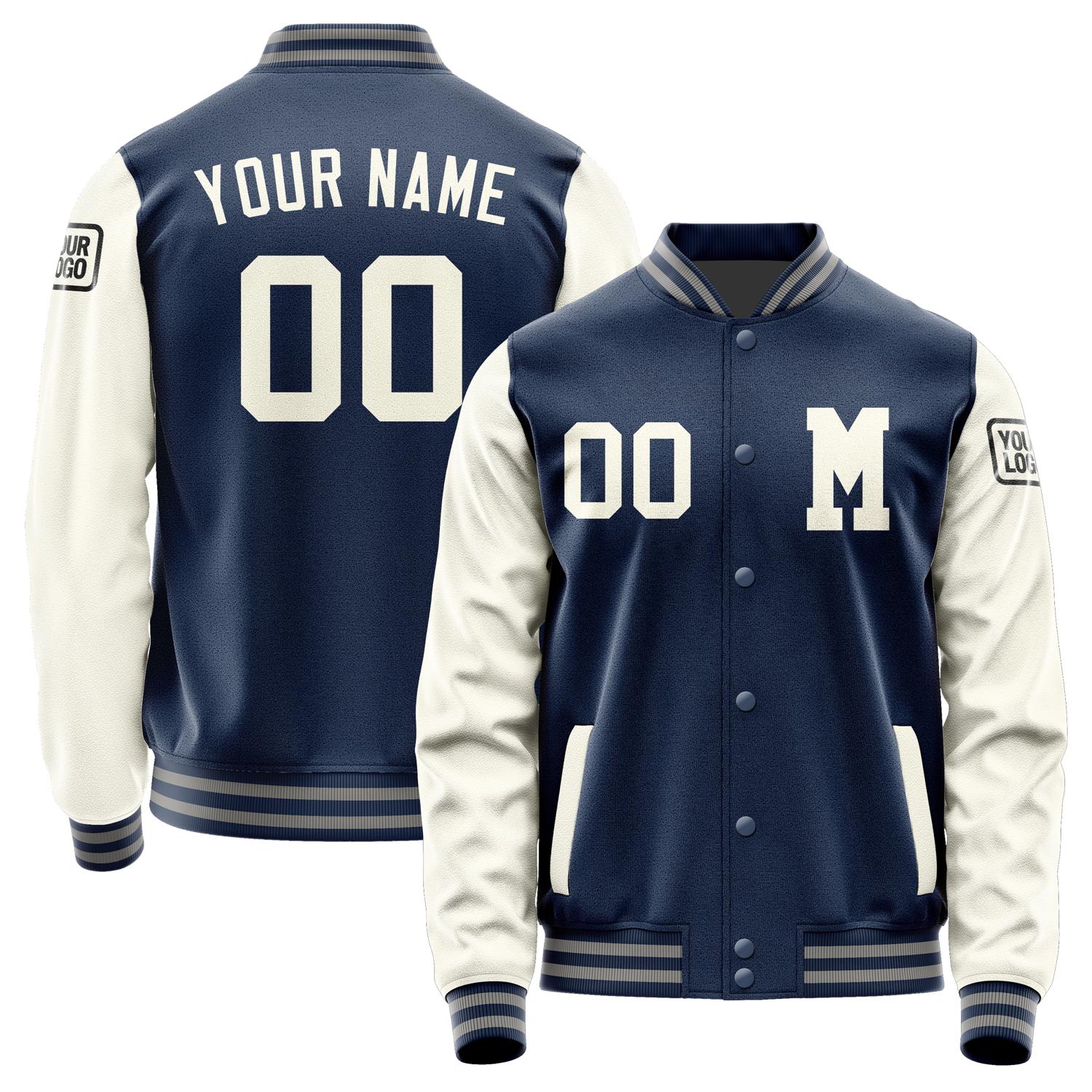 Custom Blue Cream Jacket Jb1010031004031817