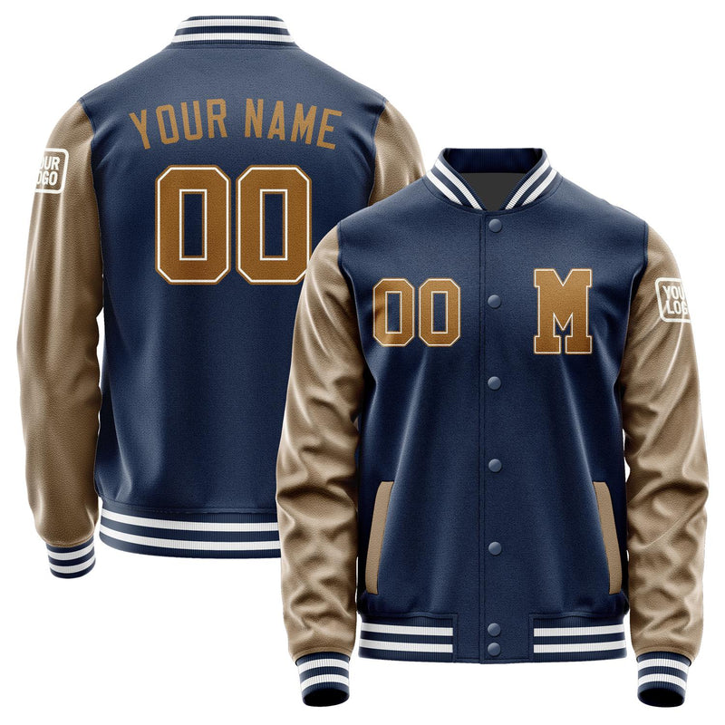 Custom Blue Khaki Jacket Jb1010221018221818