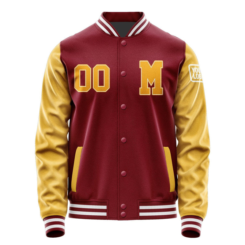 Custom Crimson Red Yellow Jacket Jb1515191518191818