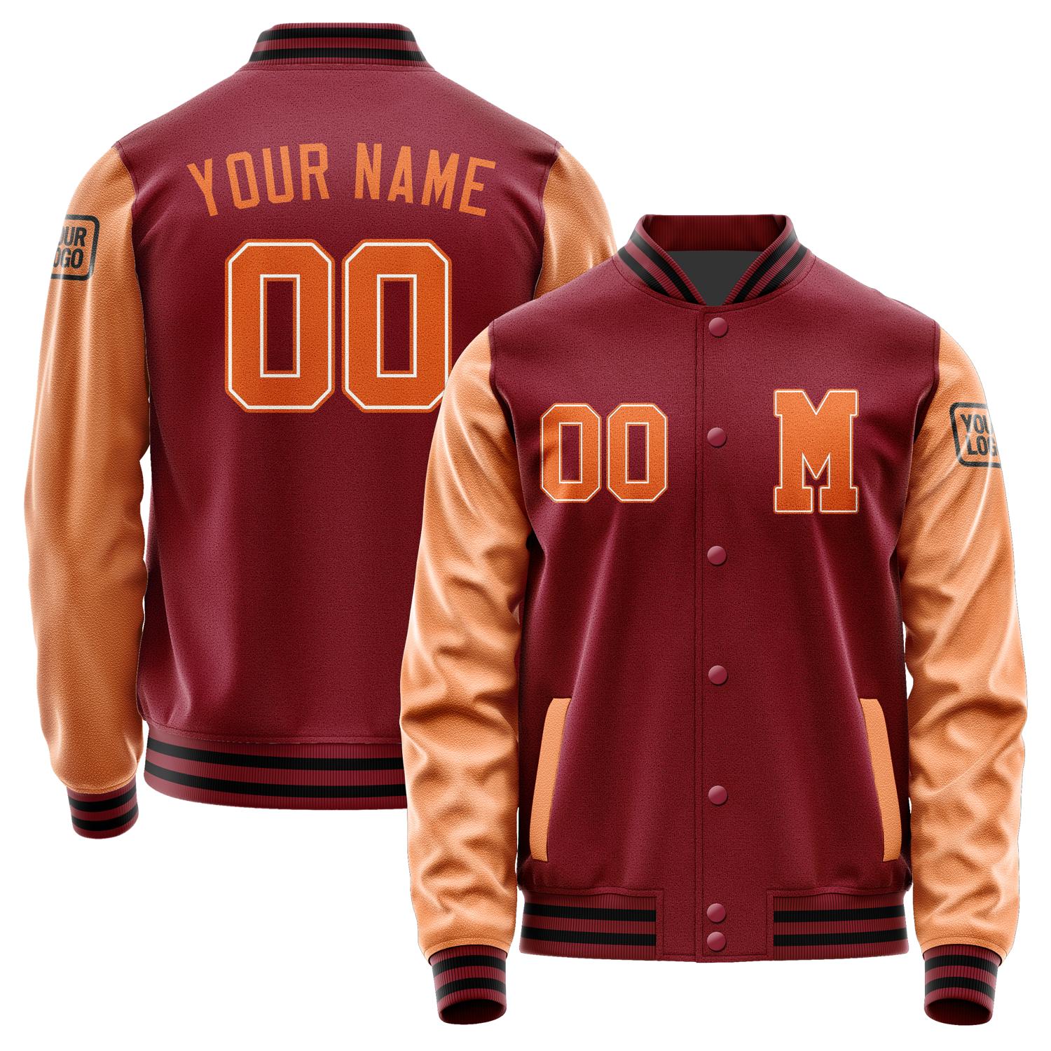 Custom Crimson Red Orange Jacket Jb1515281517281817