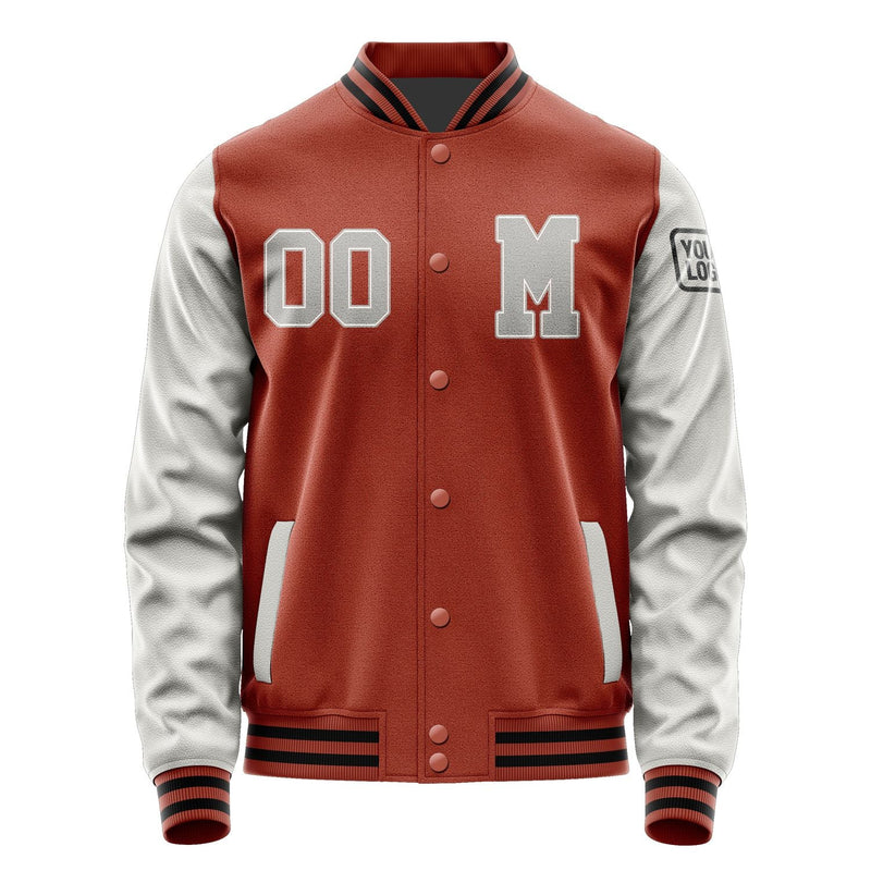 Custom Coral Red Gray Jacket Jb1616041617041817