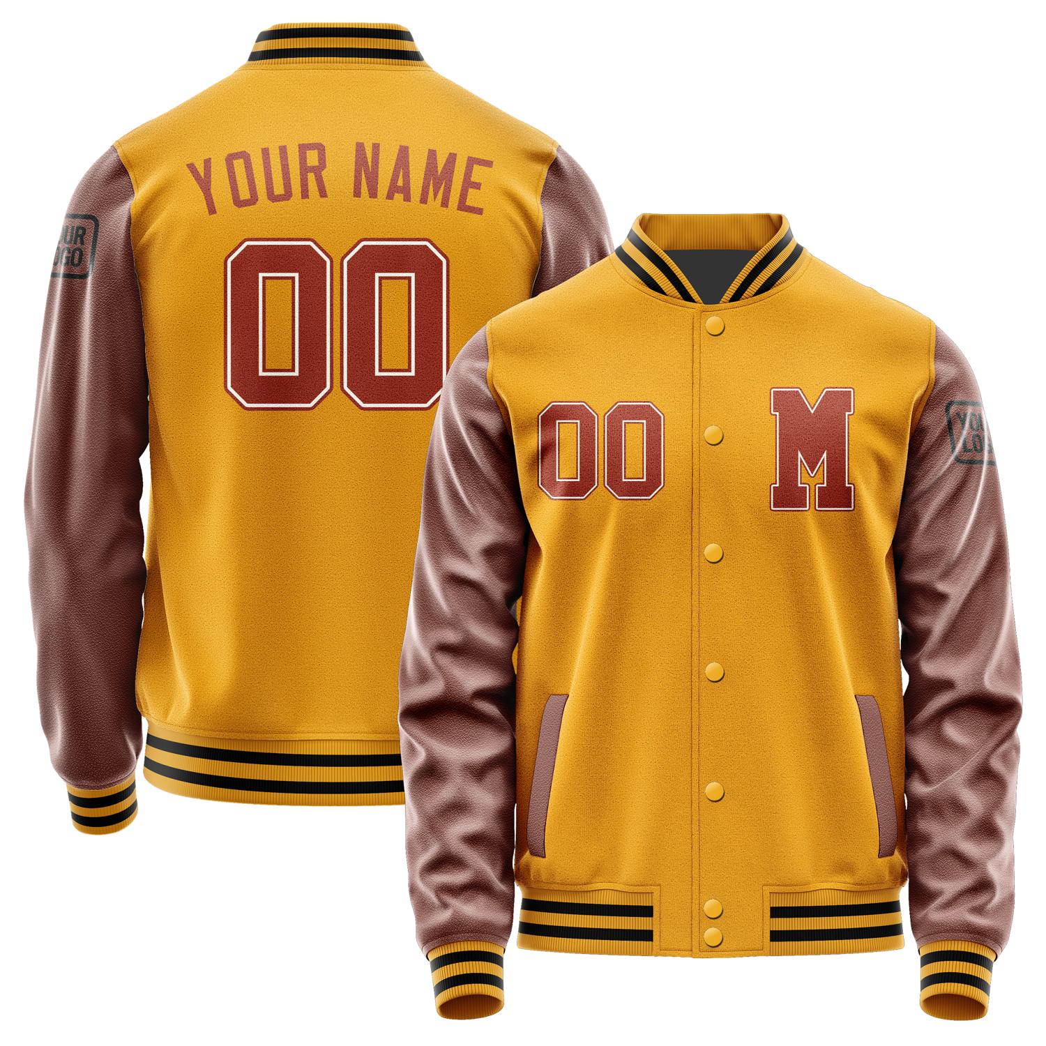 Custom Yellow Coral Red Jacket Jb1919161917161817