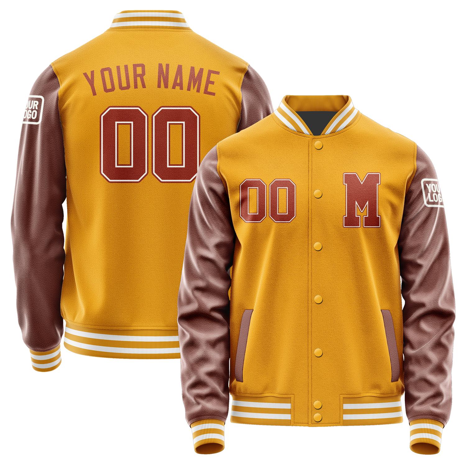 Custom Yellow Coral Red Jacket Jb1919161918161818