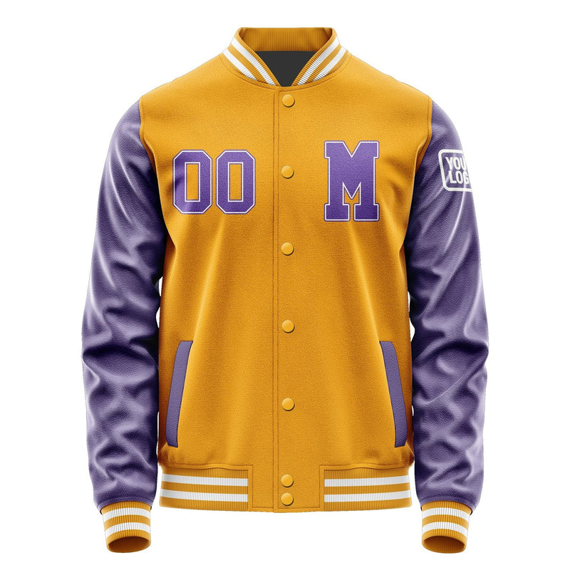 Custom Yellow Light Purple Jacket Jb1919231918231818