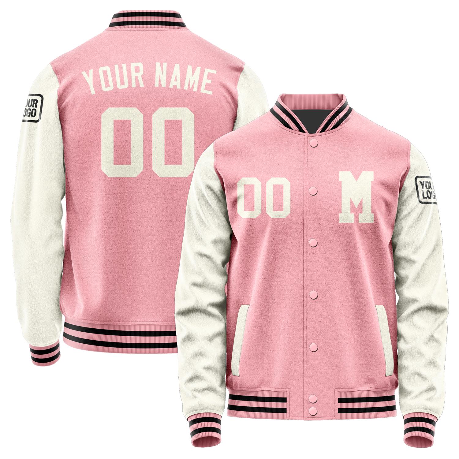 Custom Light Pink Cream Jacket Jb2121032117031817