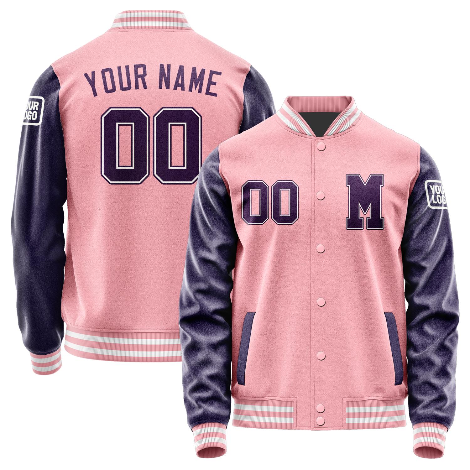Custom Light Pink Purple Jacket Jb2121072118071818