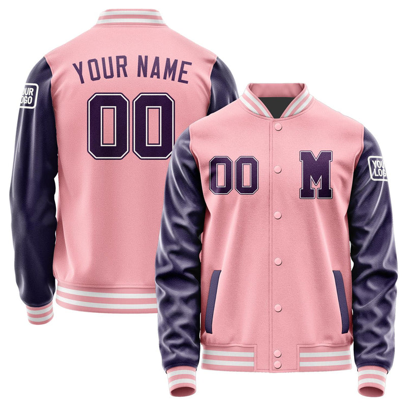 Custom Light Pink Purple Jacket Jb2121072118071818