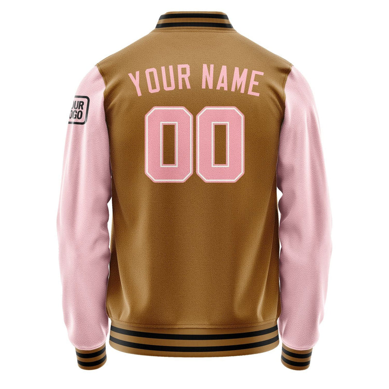 Custom Khaki Light Pink Jacket Jb2222212217211817