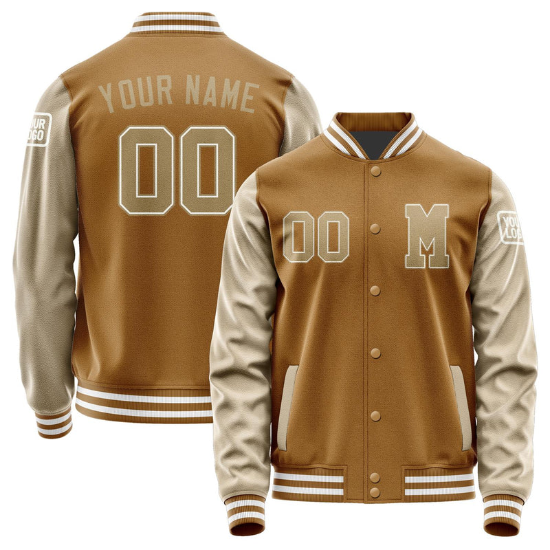 Custom Khaki Light Khaki Jacket Jb2222252218251818