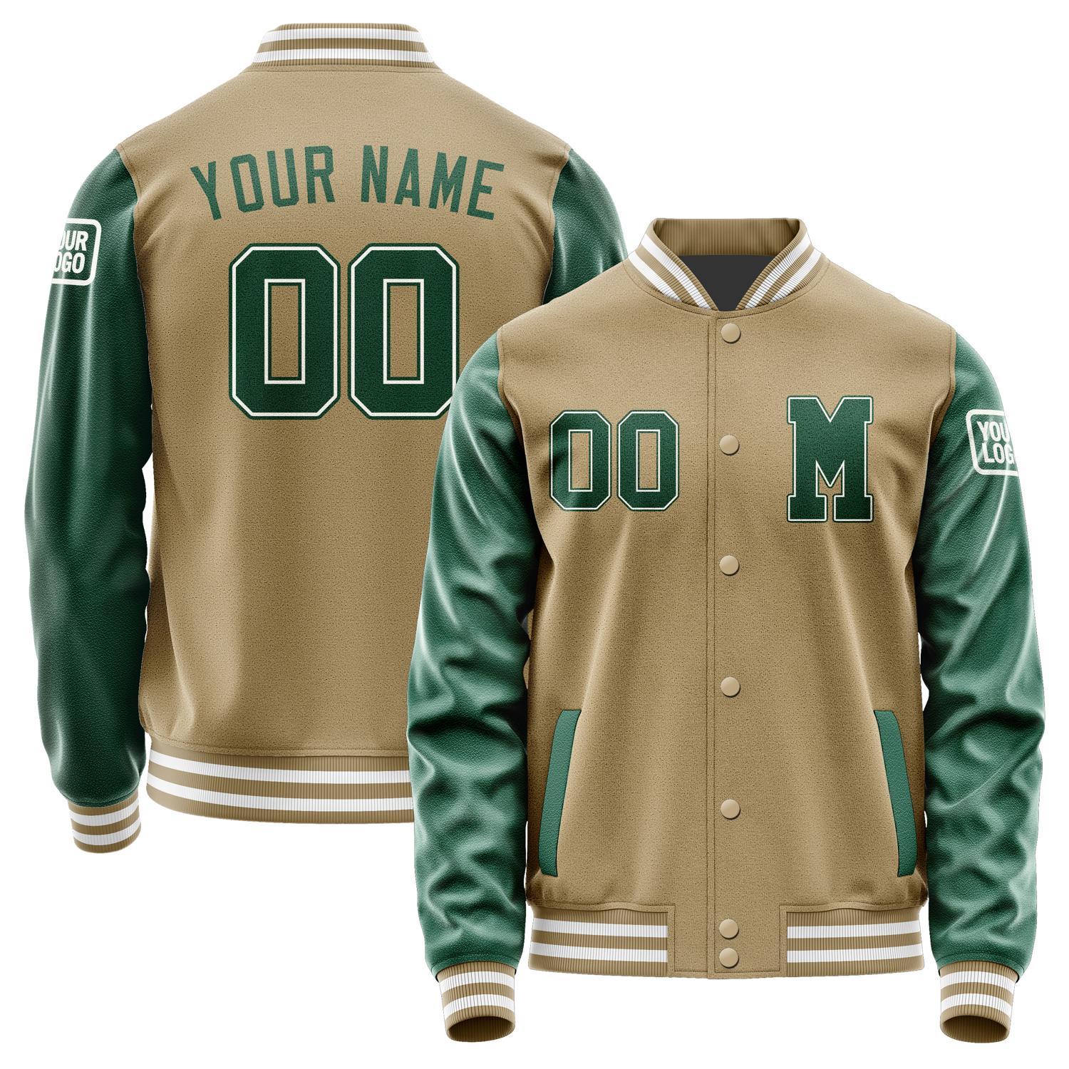 Custom Light Khaki Green Jacket Jb2525052518051818