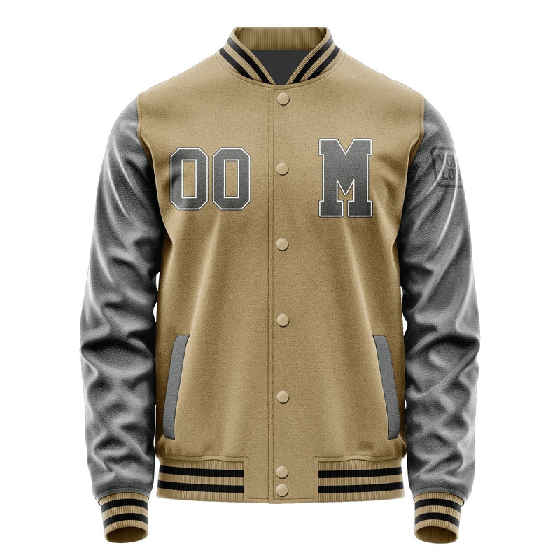 Custom Light Khaki Dark Grey Jacket Jb2525202517201817