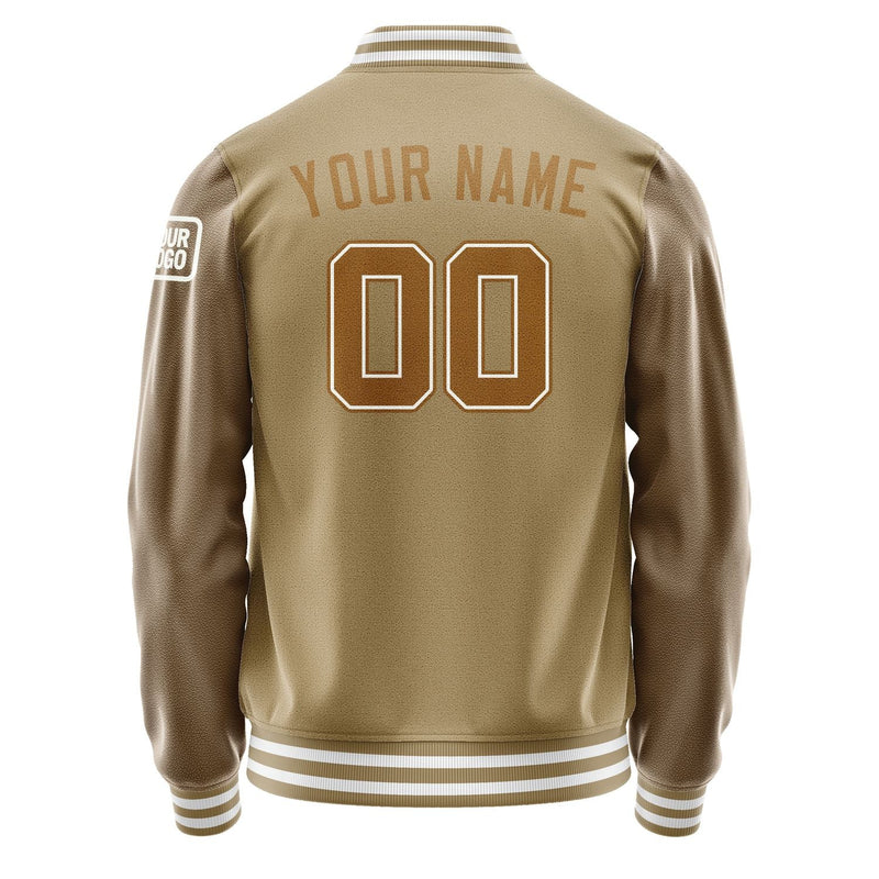 Custom Light Khaki Khaki Jacket Jb2525222518221818
