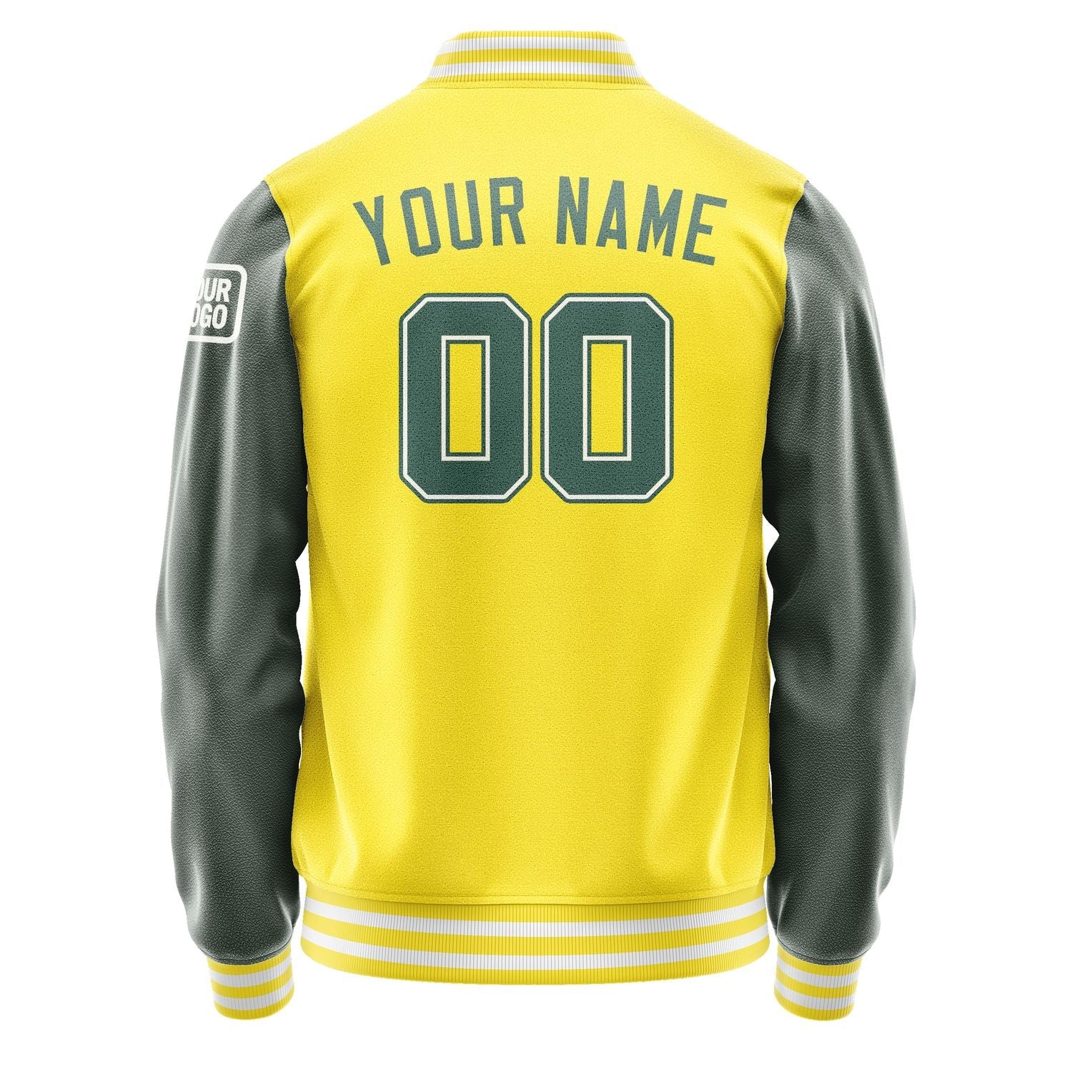 Custom Light Yellow Blue Green Jacket Jb2626272618271818