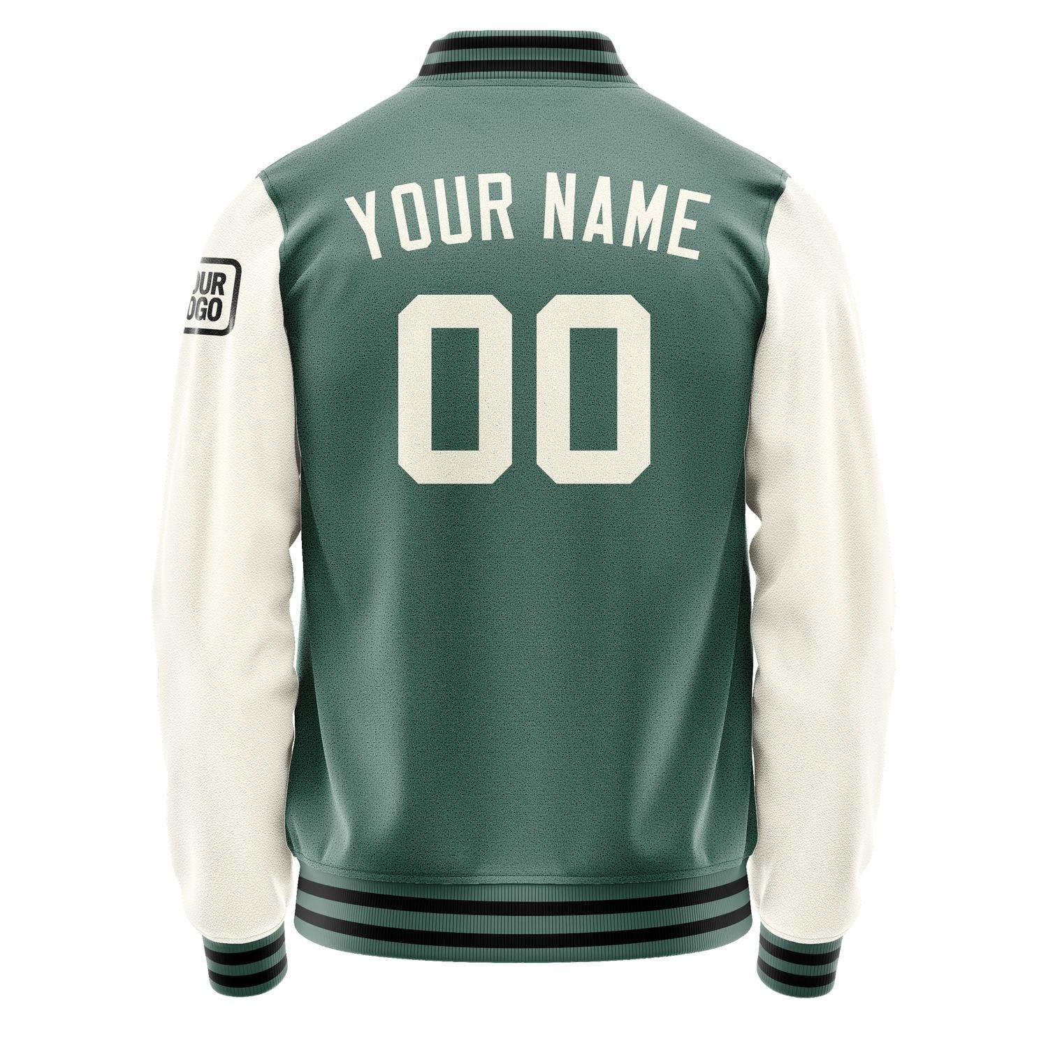 Custom Blue Green Cream Jacket Jb2727032717031817