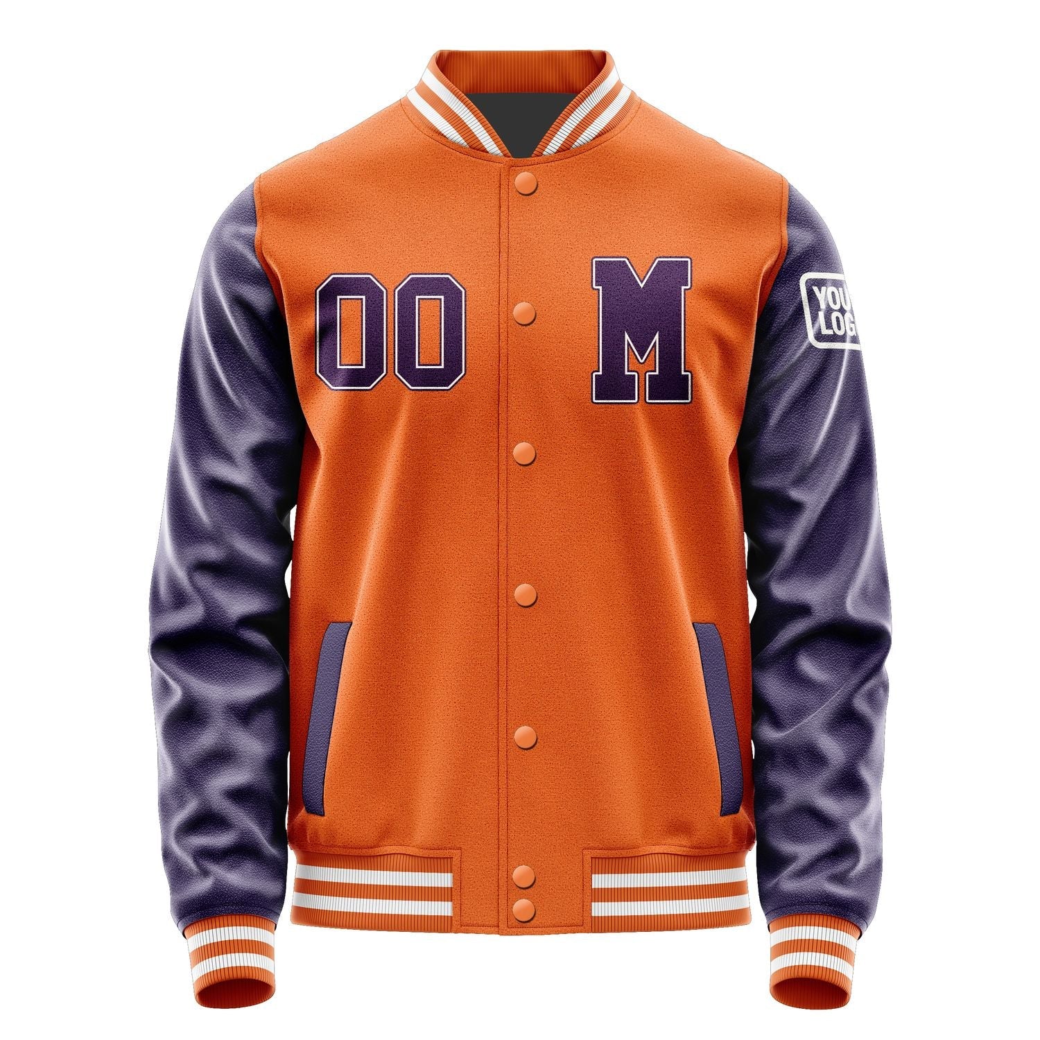 Custom Orange Purple Jacket Jb2828072818071818