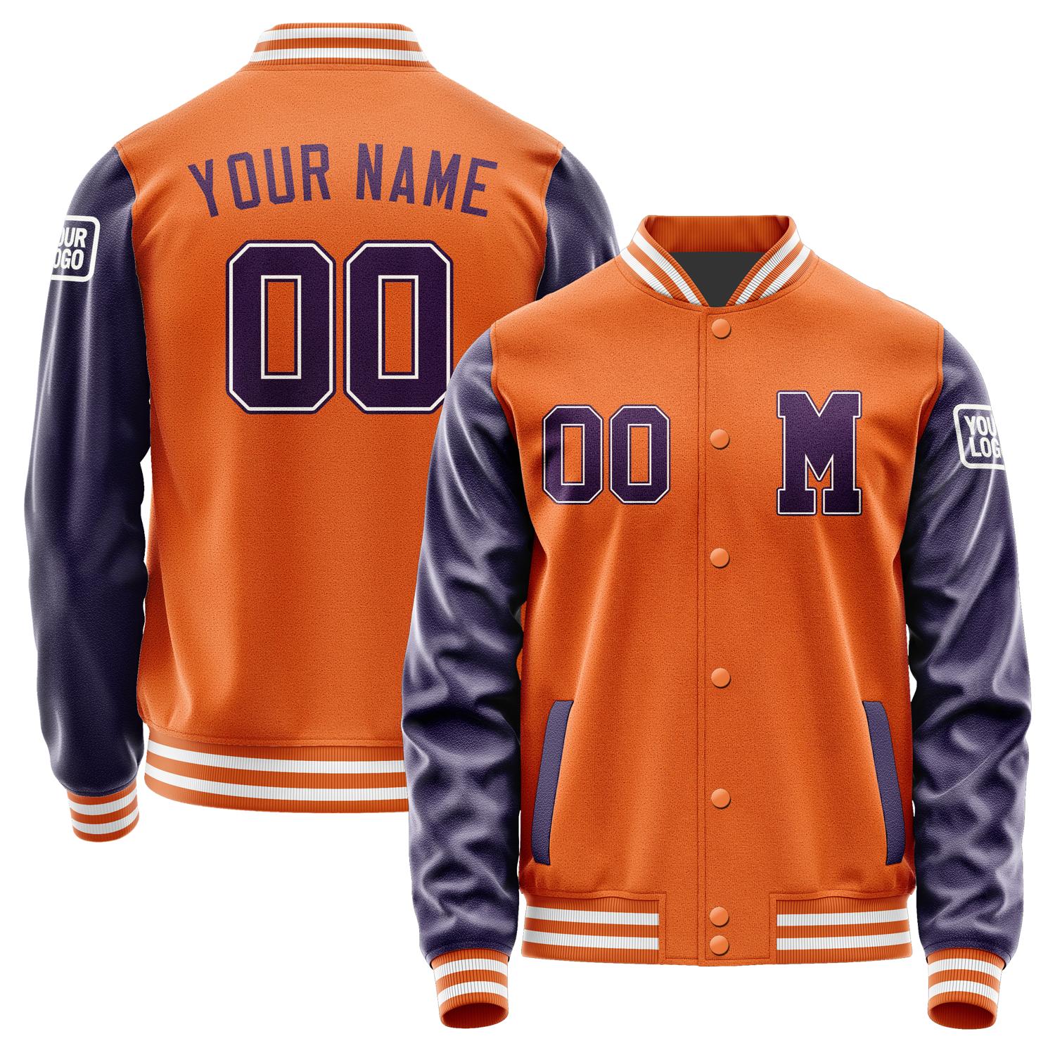Custom Orange Purple Jacket Jb2828072818071818