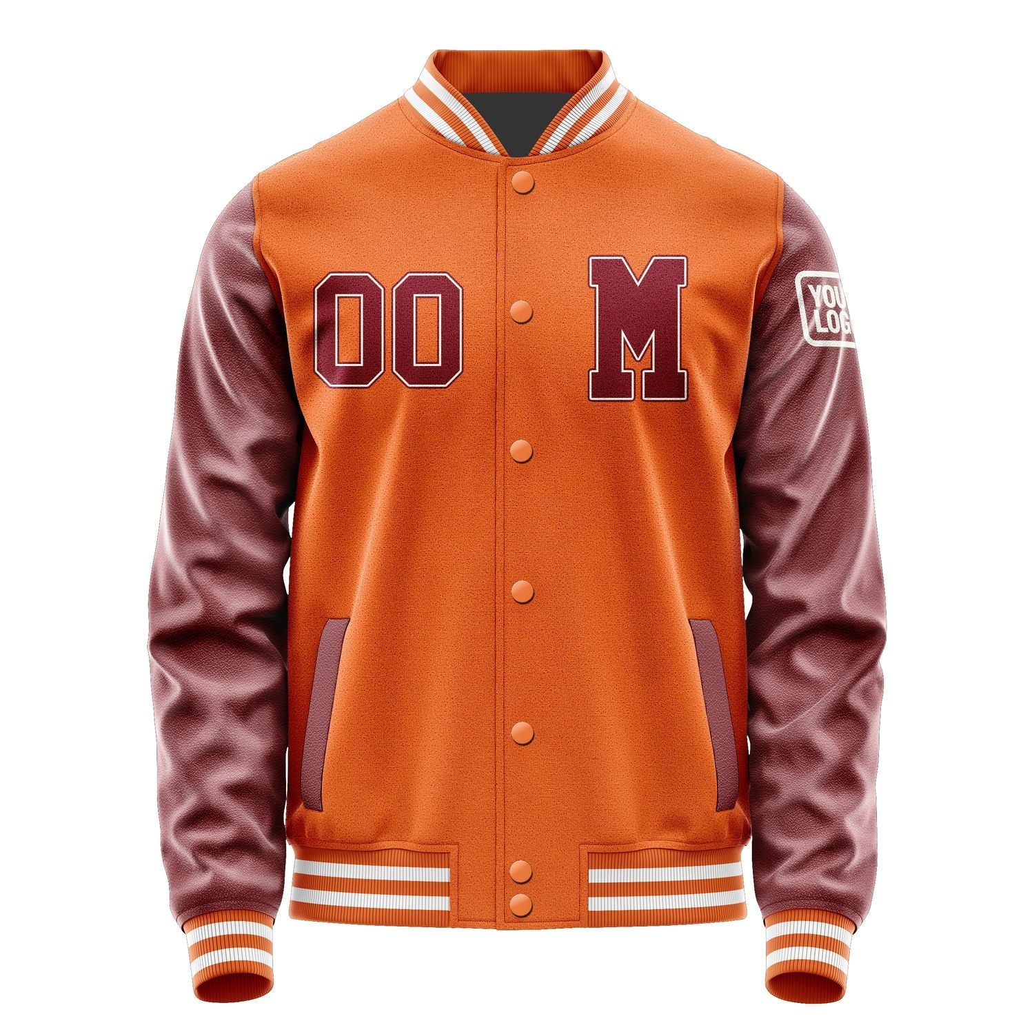 Custom Orange Crimson Red Jacket Jb2828152818151818