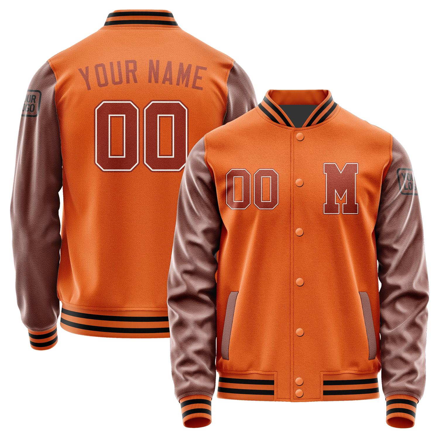 Custom Orange Coral Red Jacket Jb2828162817161817