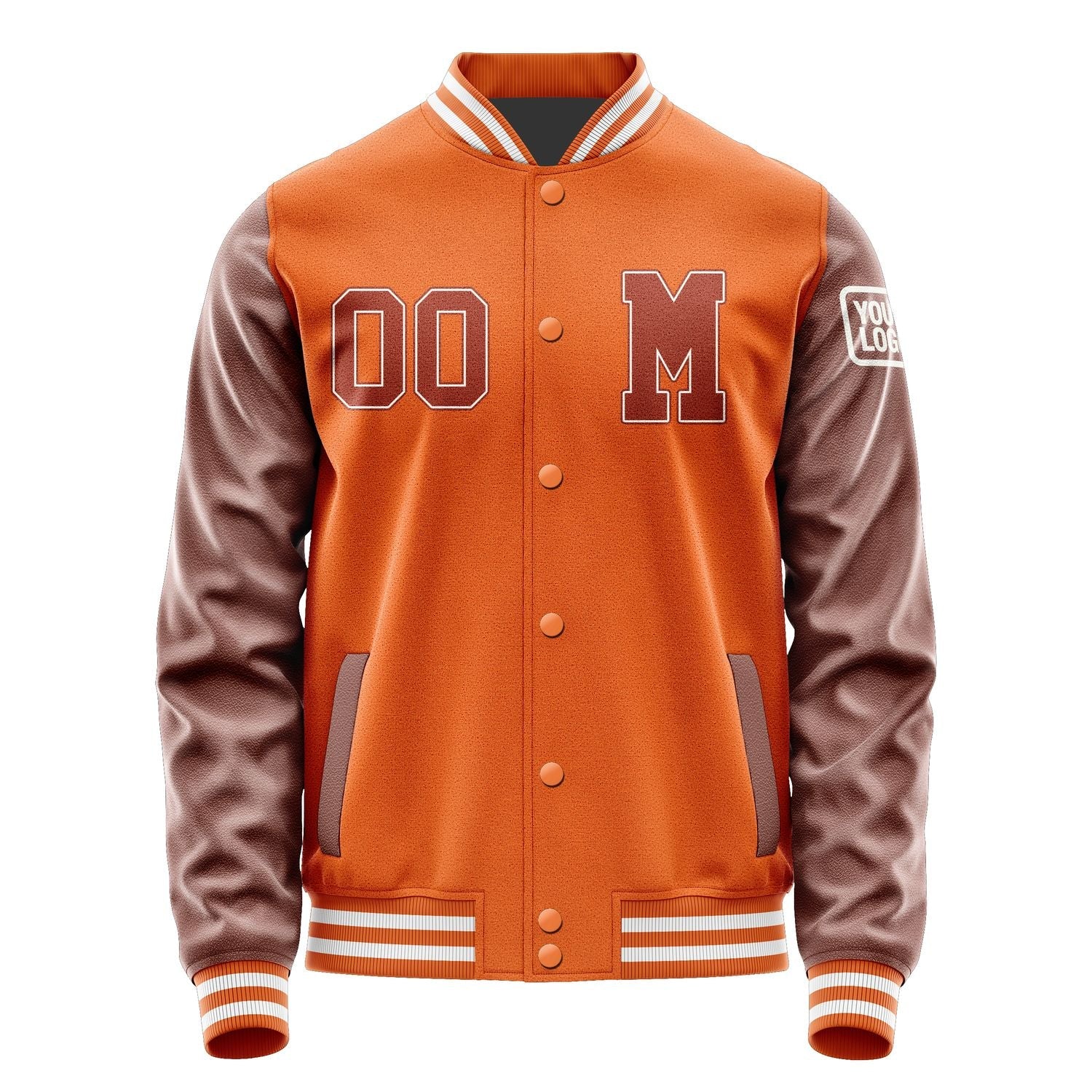 Custom Orange Coral Red Jacket Jb2828162818161818