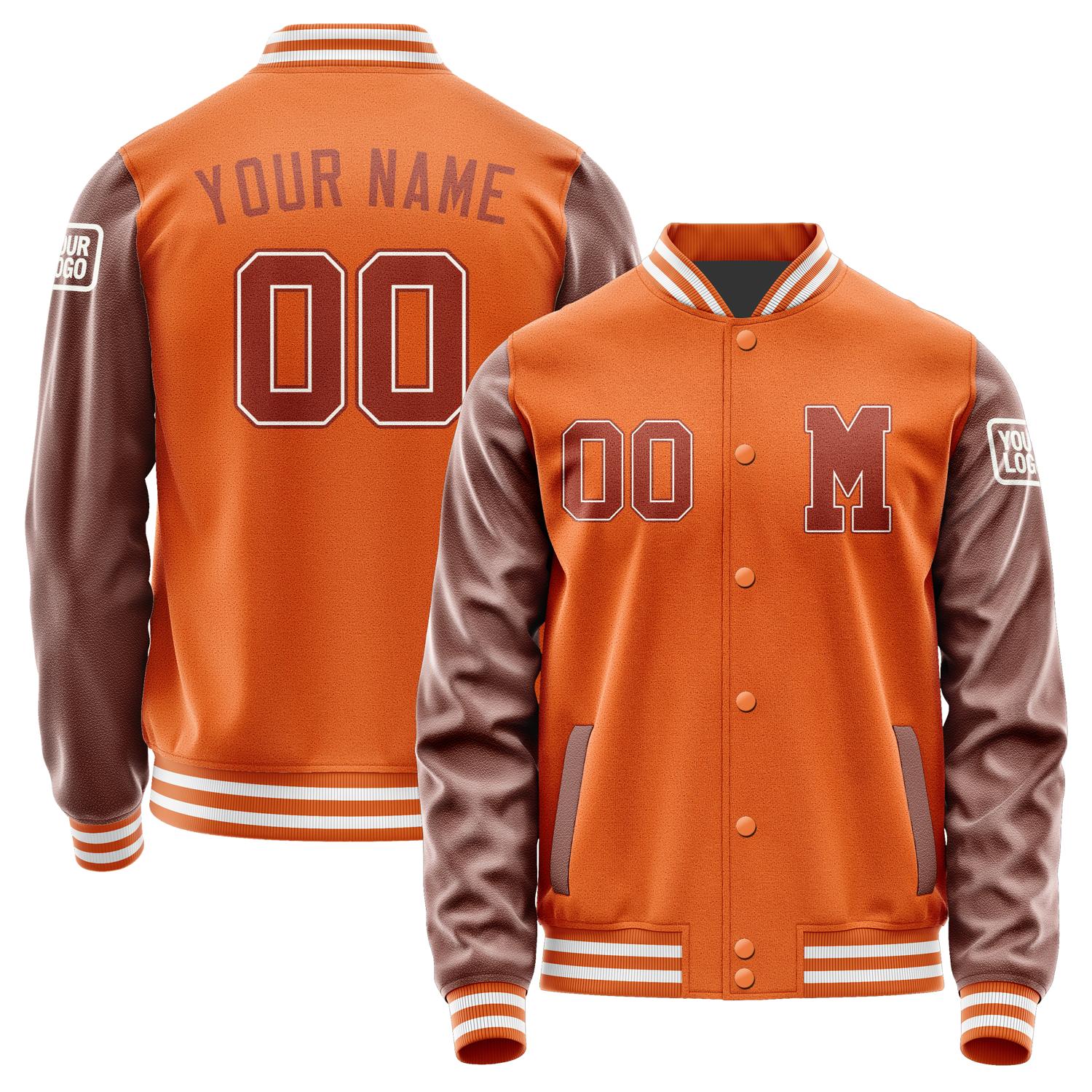 Custom Orange Coral Red Jacket Jb2828162818161818