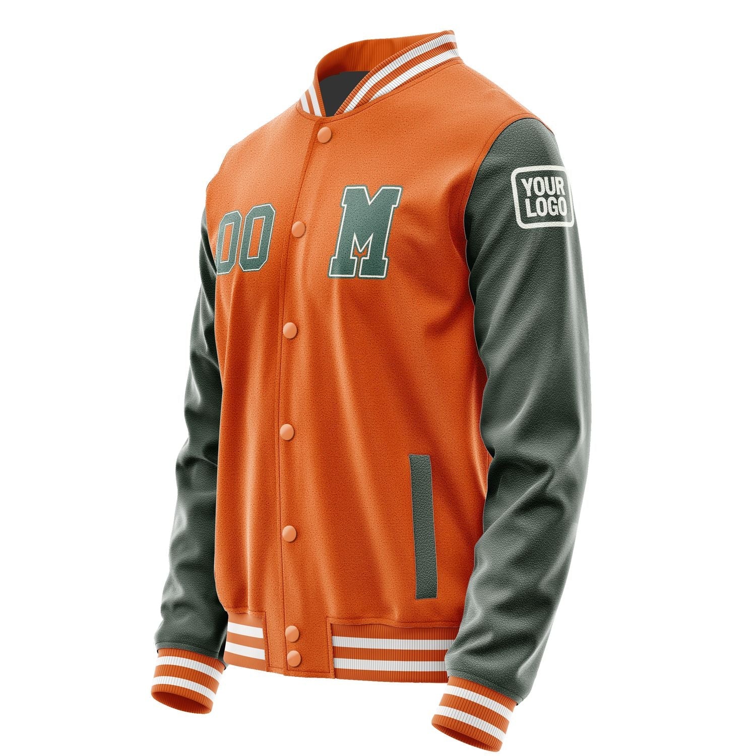 Custom Orange Blue Green Jacket Jb2828272818271818