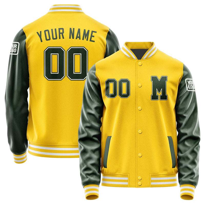Custom Gold Dark Green Jacket Jb3030063018061818