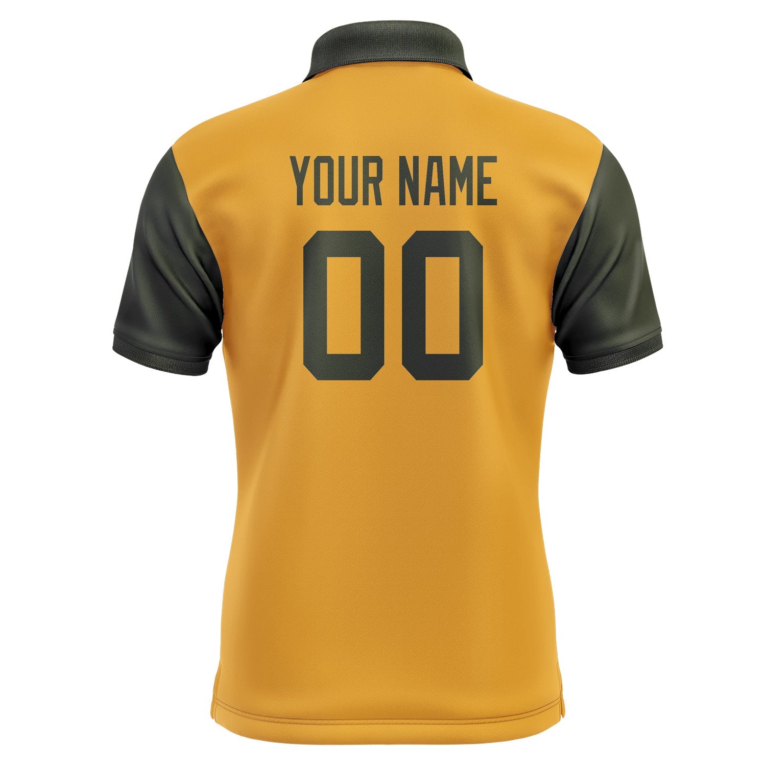 Custom Yellow Olive Short-Sleeve Polo Shirt PO190202B102