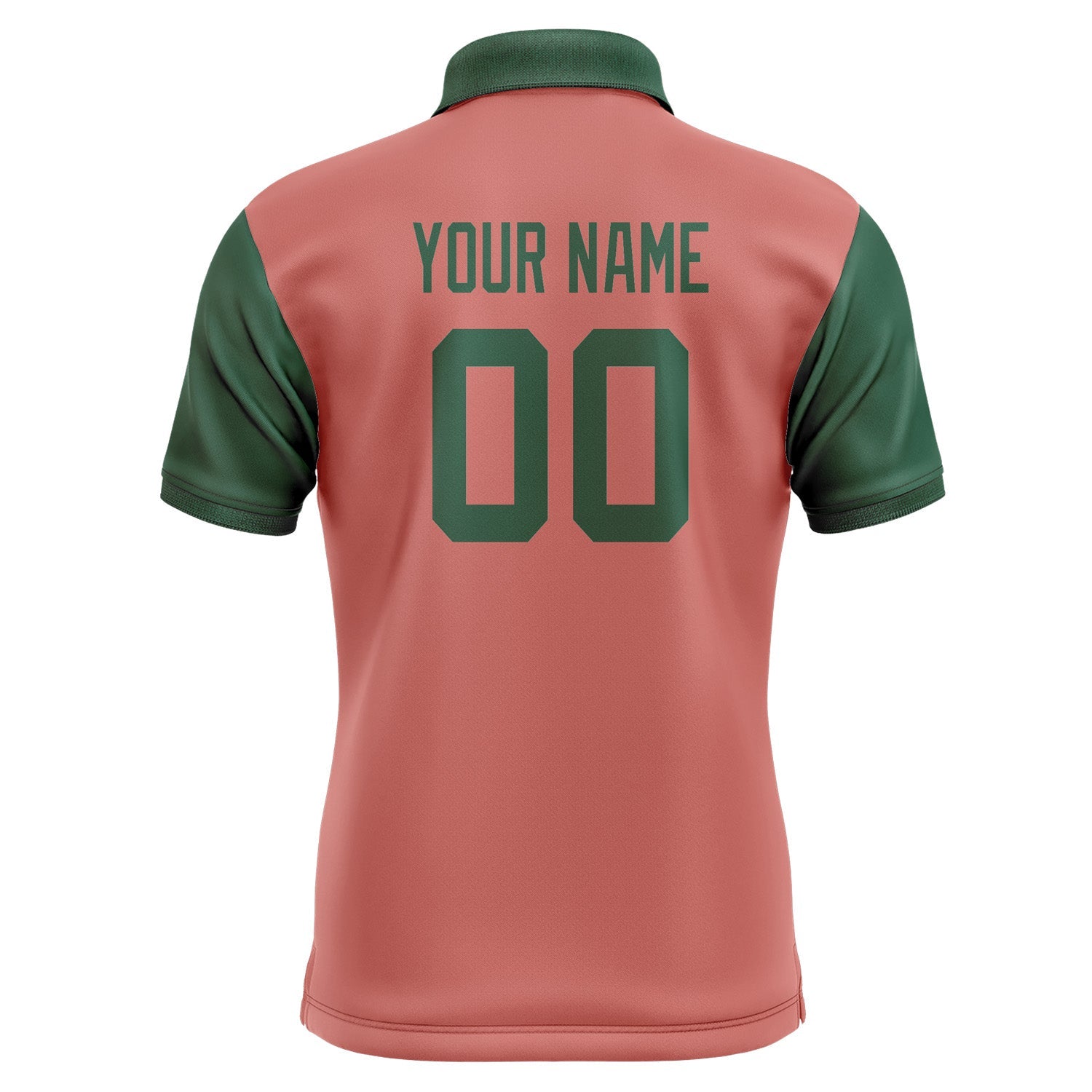 Custom Copper Rose Green Short-Sleeve Polo Shirt PO290505B105