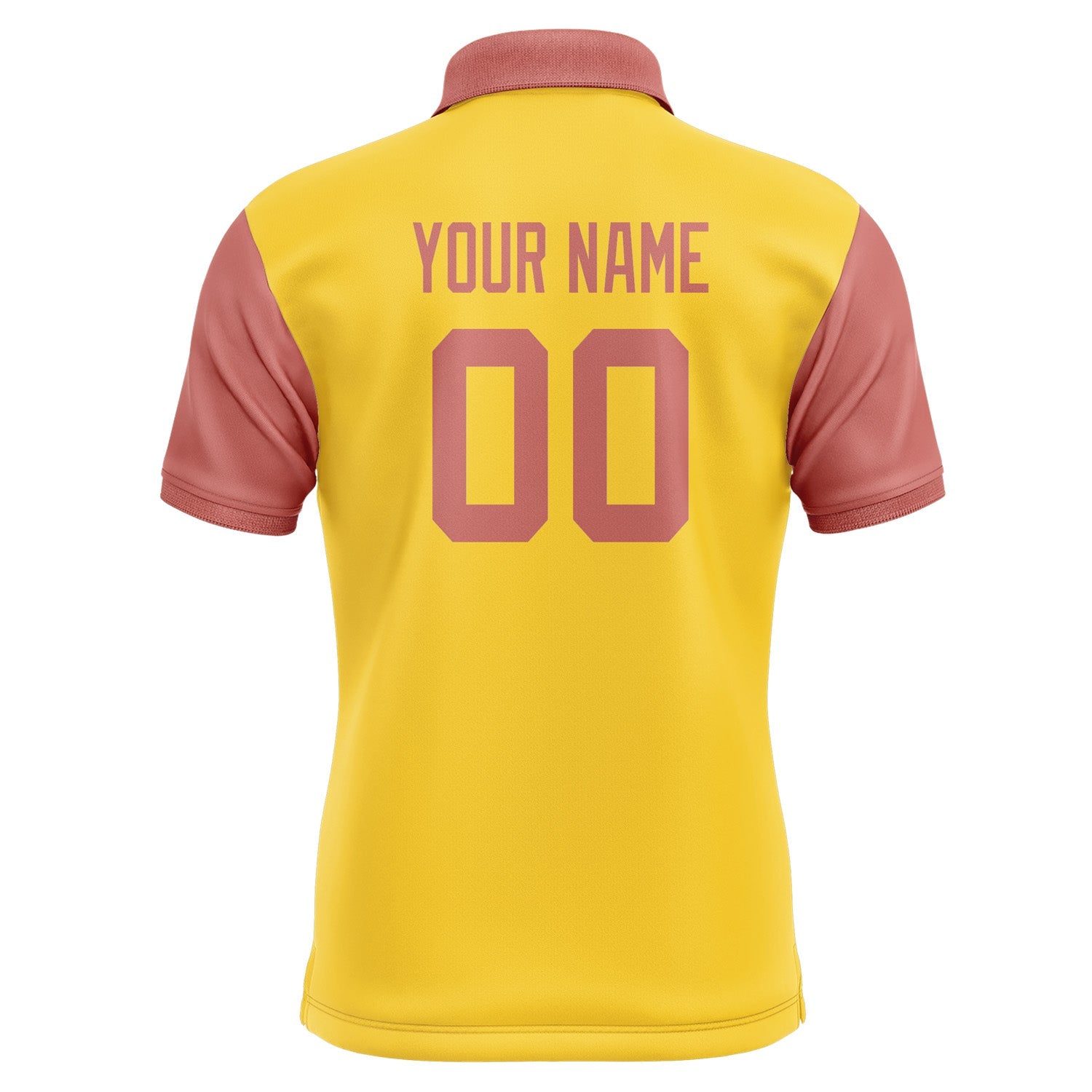 Custom Gold Copper Rose Short-Sleeve Polo Shirt PO302929B129
